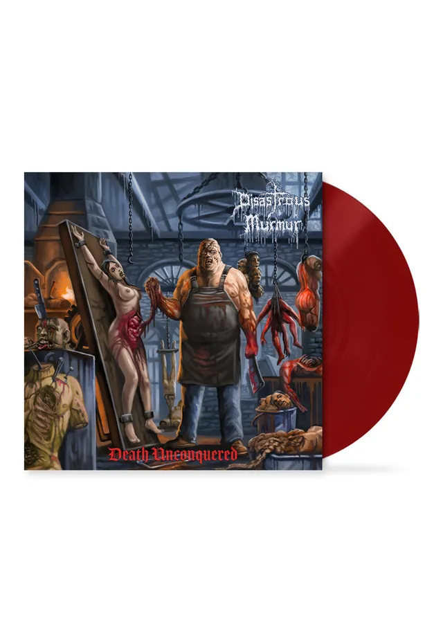 Disastrous Murmur Death Unconquered LP Vinile rosso Blood Red