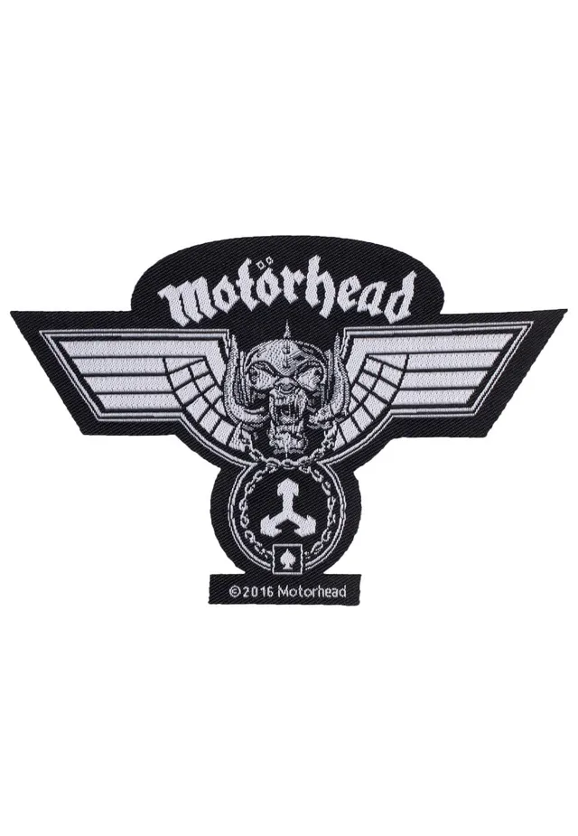 Motörhead Hammered Cut Out patch nera taglia unica