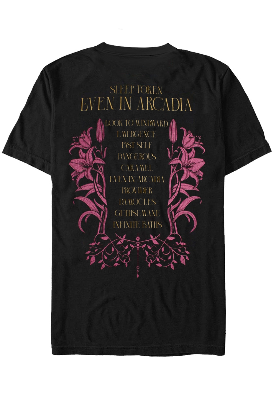 Sleep Token Even In Arcadia T-Shirt Nera Metal Taglie S-3XL