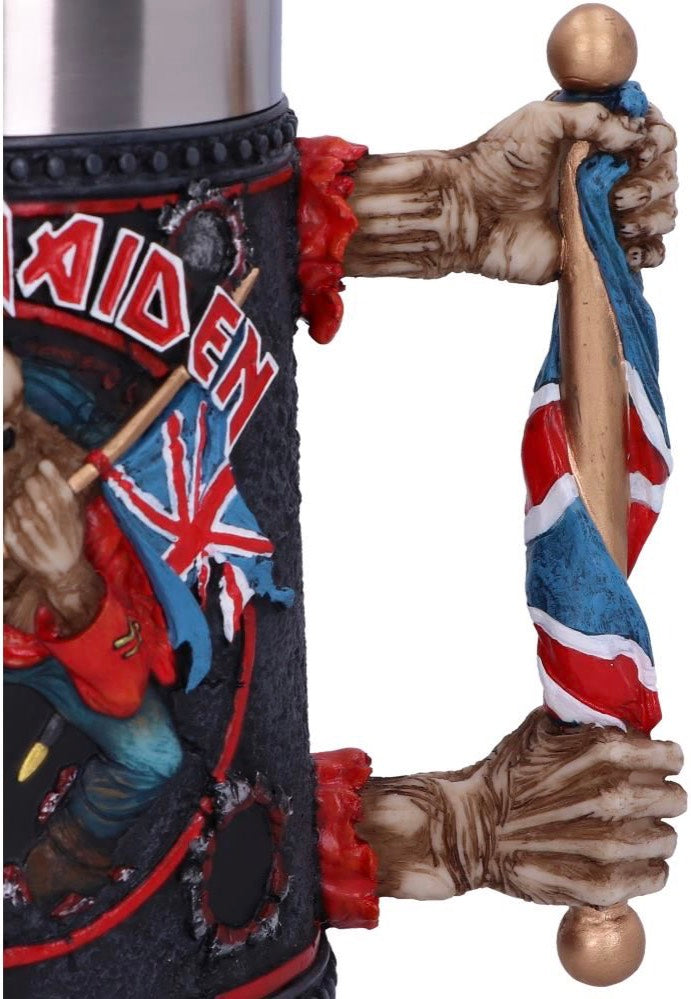 Iron Maiden Tankard Boccale resina heavy metal Onesize