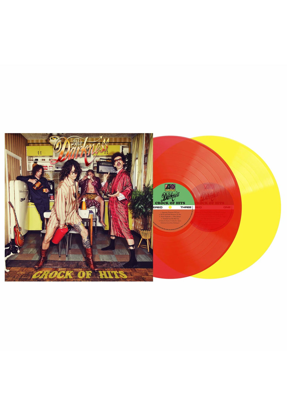 The Darkness Crock Of Hits vinile 2 LP rosso giallo limited