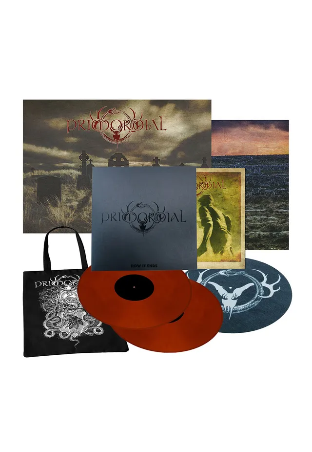 Primordial How It Ends vinile 2LP rosso marmorizzato boxset