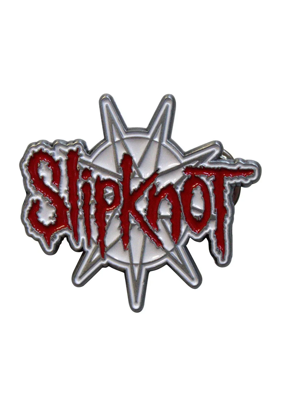Slipknot 9-Point Star spilla smaltata multicolore