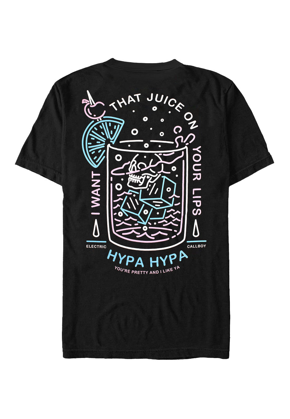Electric Callboy Juice On Your Lips T-Shirt Nera Metalcore