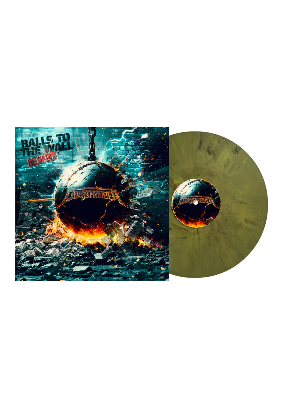 Udo Dirkschneider Balls To The Wall Reloaded vinile verde marmorato