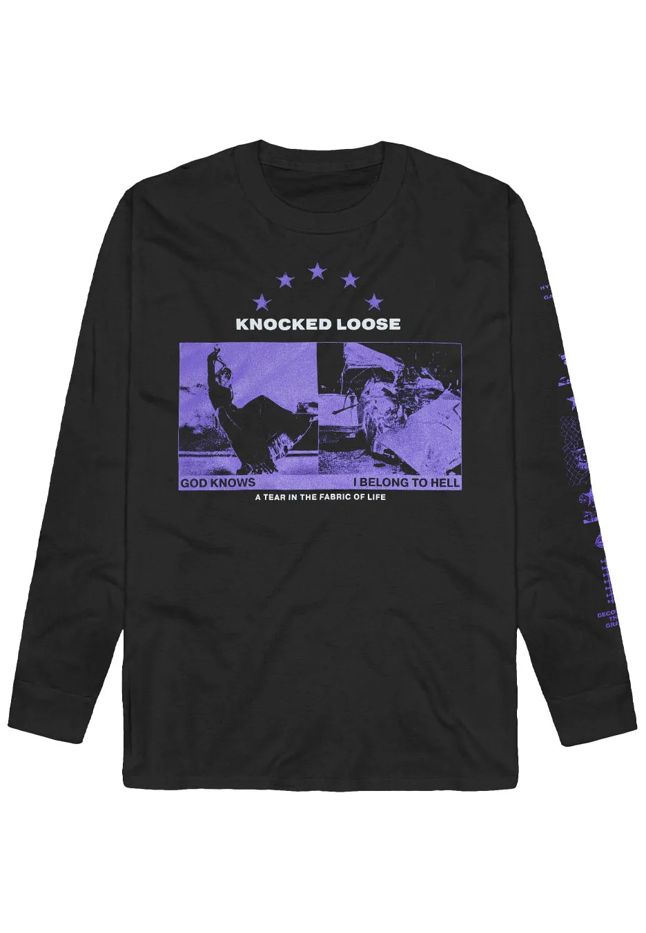 Knocked Loose Hydrate The Garden Longsleeve Nero