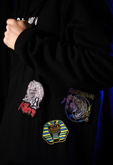 Iron Maiden Set Of 3 patch toppa multicolore poliestere