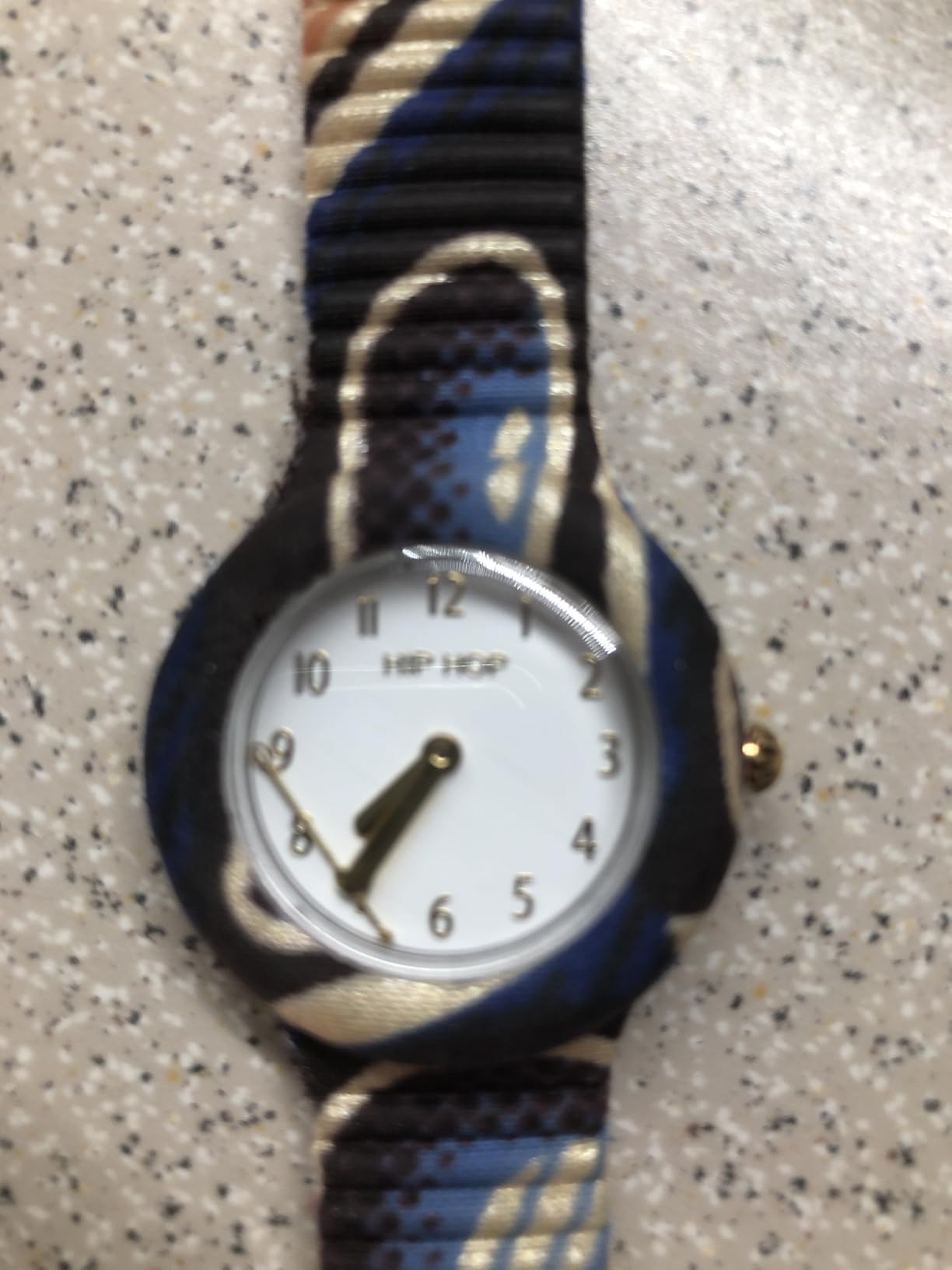 Hip Hop Wax Block orologio donna giallo e lilla 32 mm quarzo
