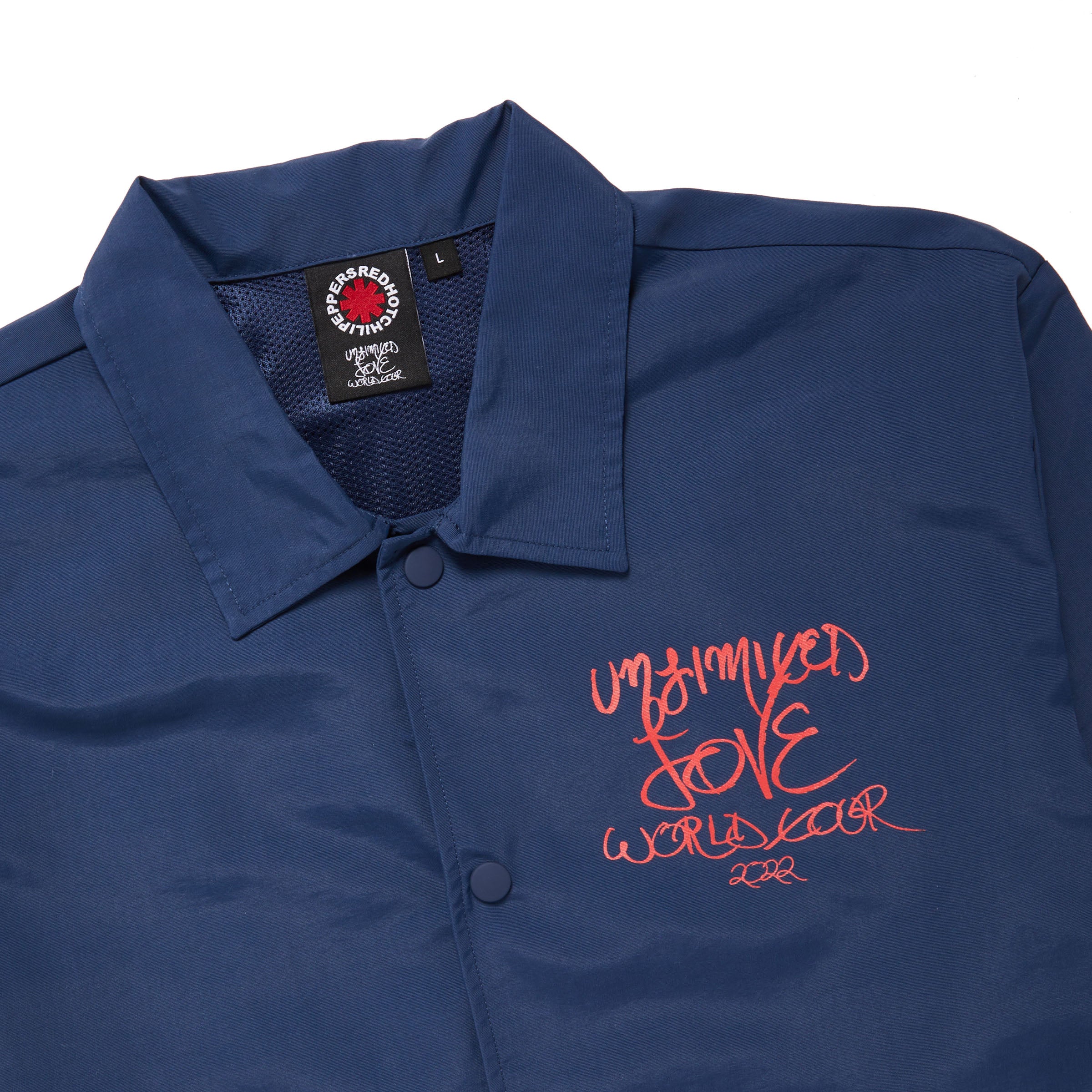 Red Hot Chili Peppers Classic Tour giacca nylon navy L