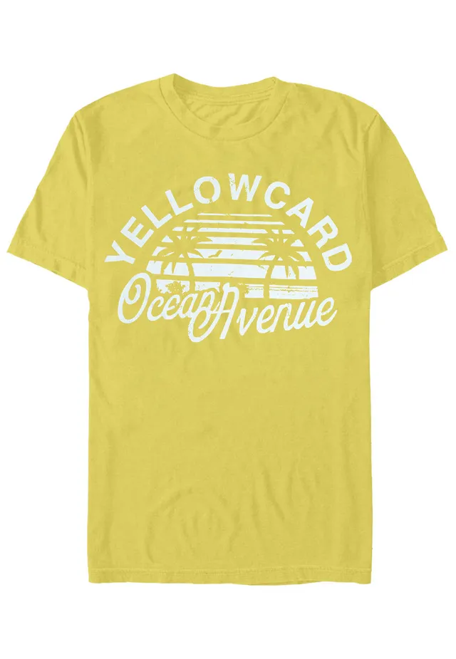 Yellowcard Ocean Avenue maglietta gialla manica corta pop punk