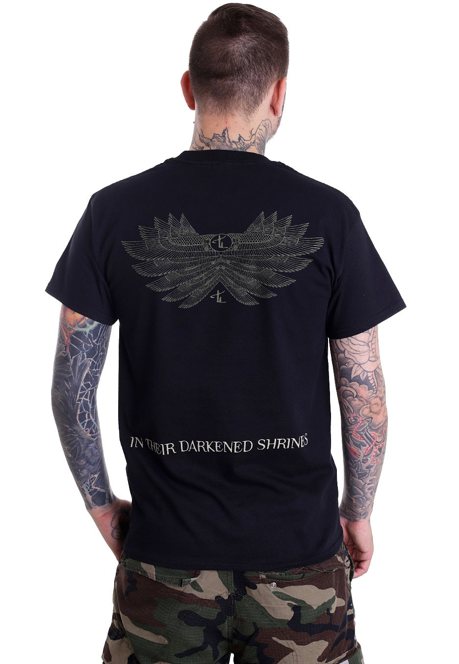 Nile Darkened Shrines T-Shirt maglietta nera manica corta
