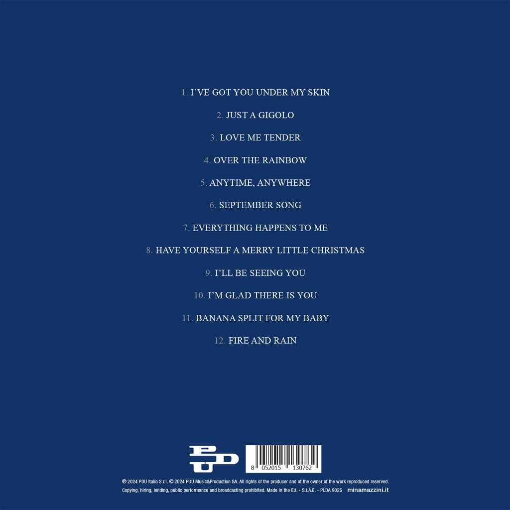 Mina 12 American Song Book CD jazz