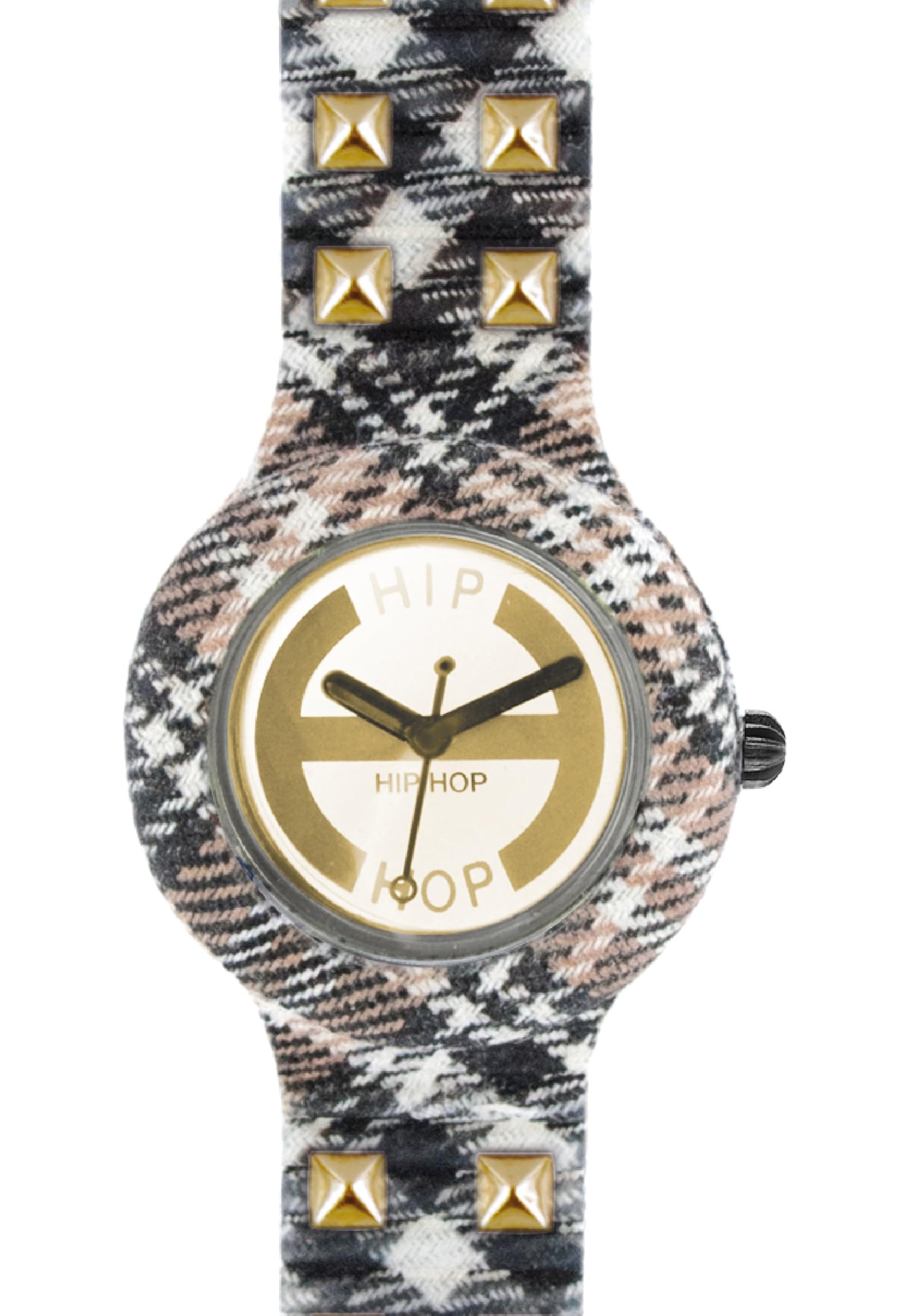Hip Hop Hero 32 HWU0396 orologio donna beige logo oro