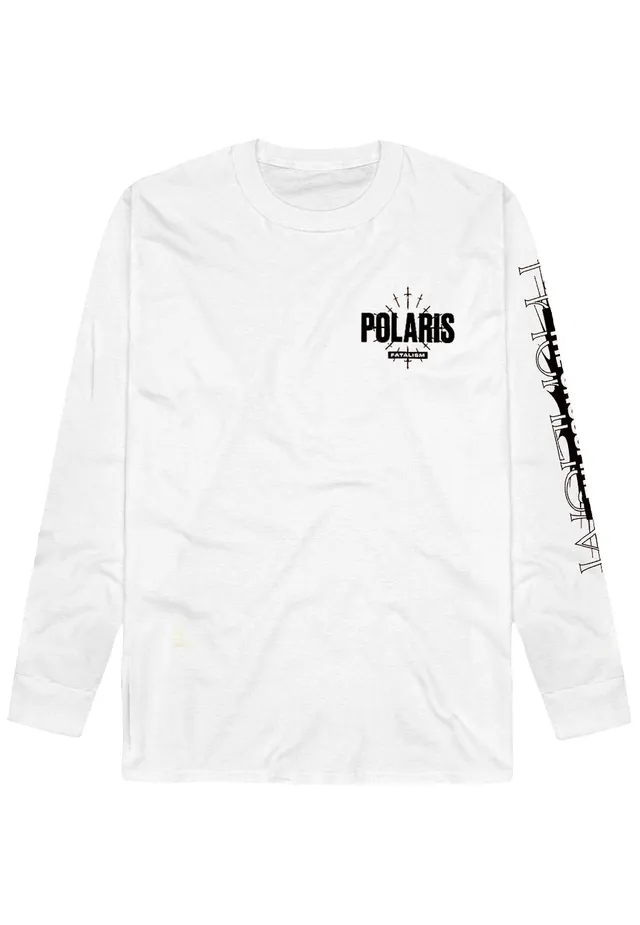 Polaris The Crossfire Longsleeve bianco metalcore