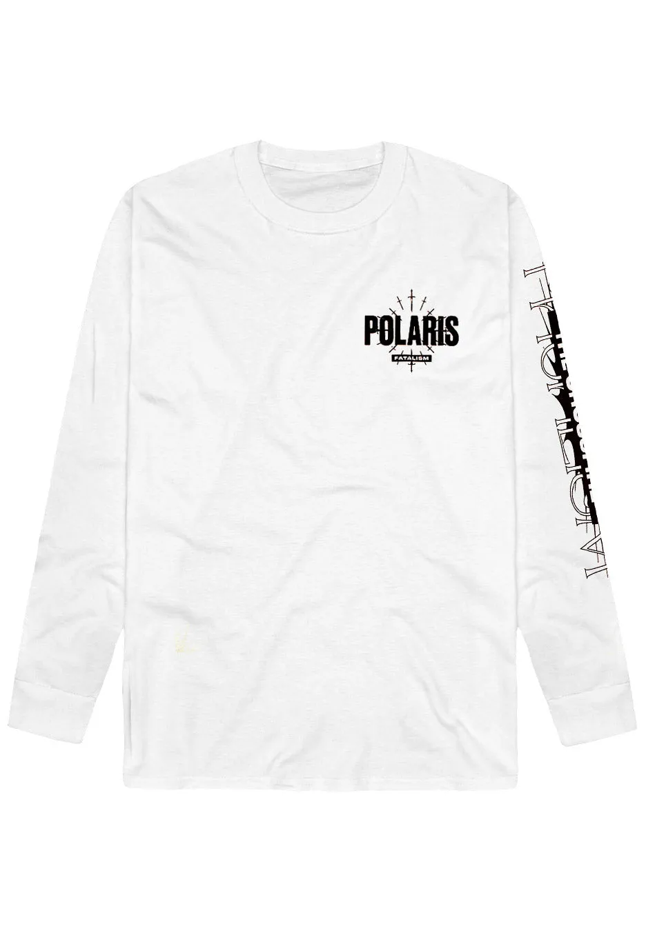 Polaris The Crossfire Longsleeve bianco metalcore
