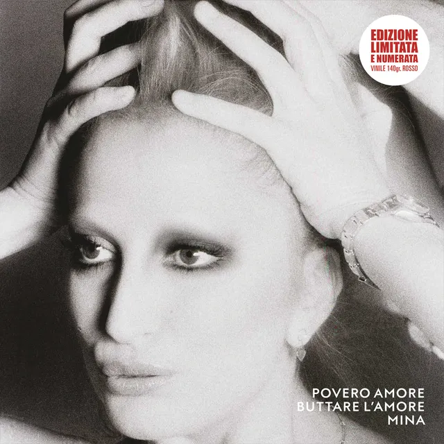 Mina Povero Amore Buttare L'Amore LP 45 giri rosso