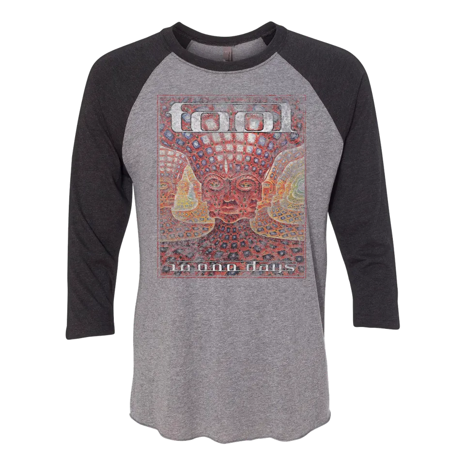 Tool 10000 Days Vintage Raglan maglietta taglia L maniche lunghe