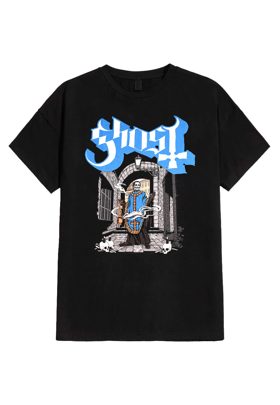 Ghost Incense T-Shirt uomo nera manica corta taglia L