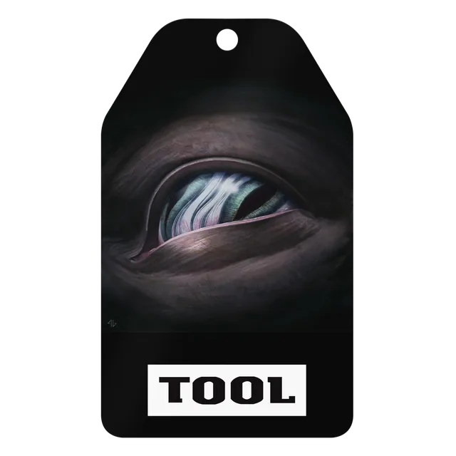 Tool Ornaments Ænima Eye Tag ornamento metallo 7,6x12,7 cm