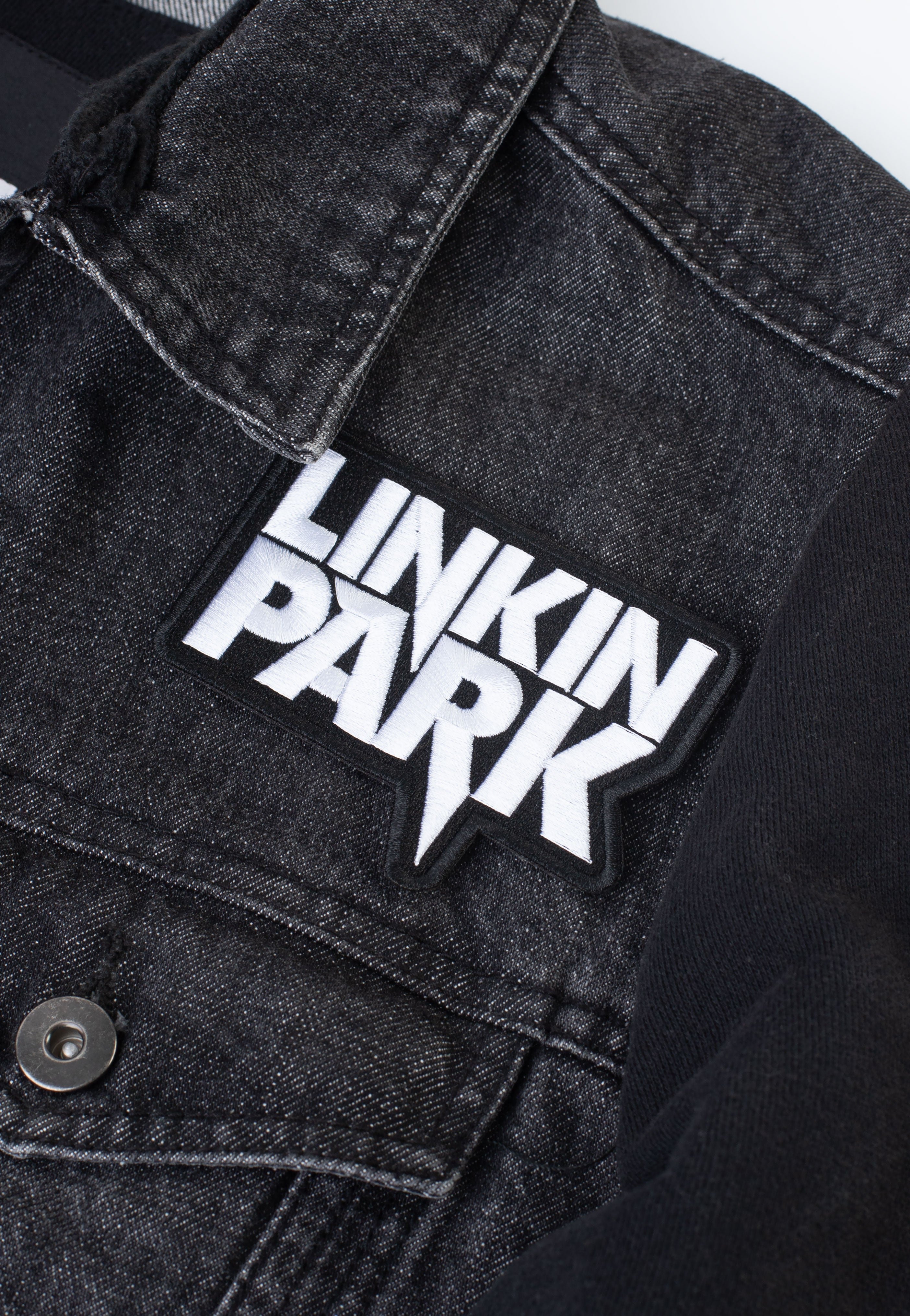 Linkin Park White Logo patch nera nu metal