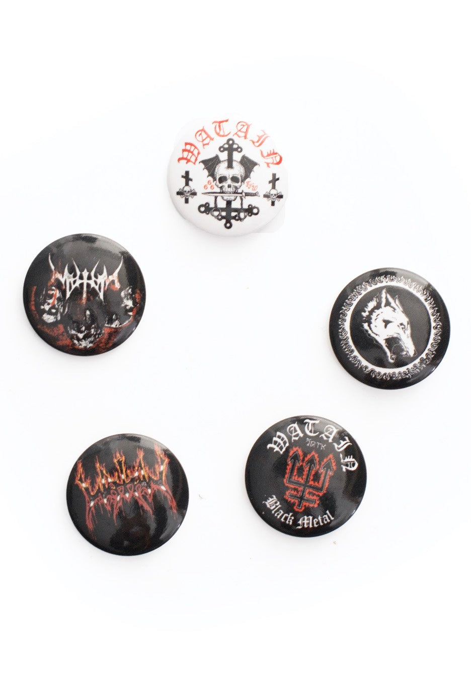 Watain Black Metal Militia Set 5 Spille Multicolor