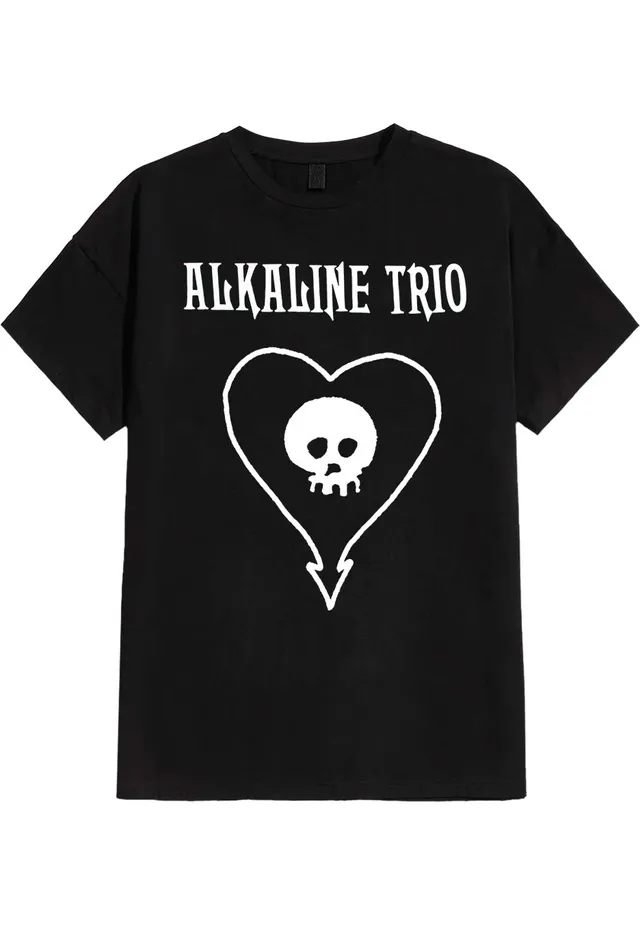 Alkaline Trio Classic Heartskull T-Shirt nera uomo