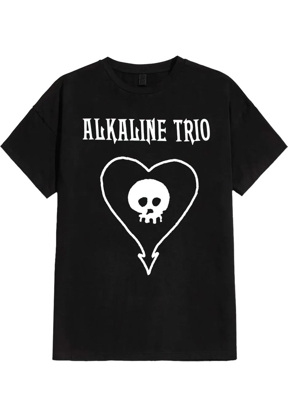 Alkaline Trio Classic Heartskull T-Shirt nera uomo