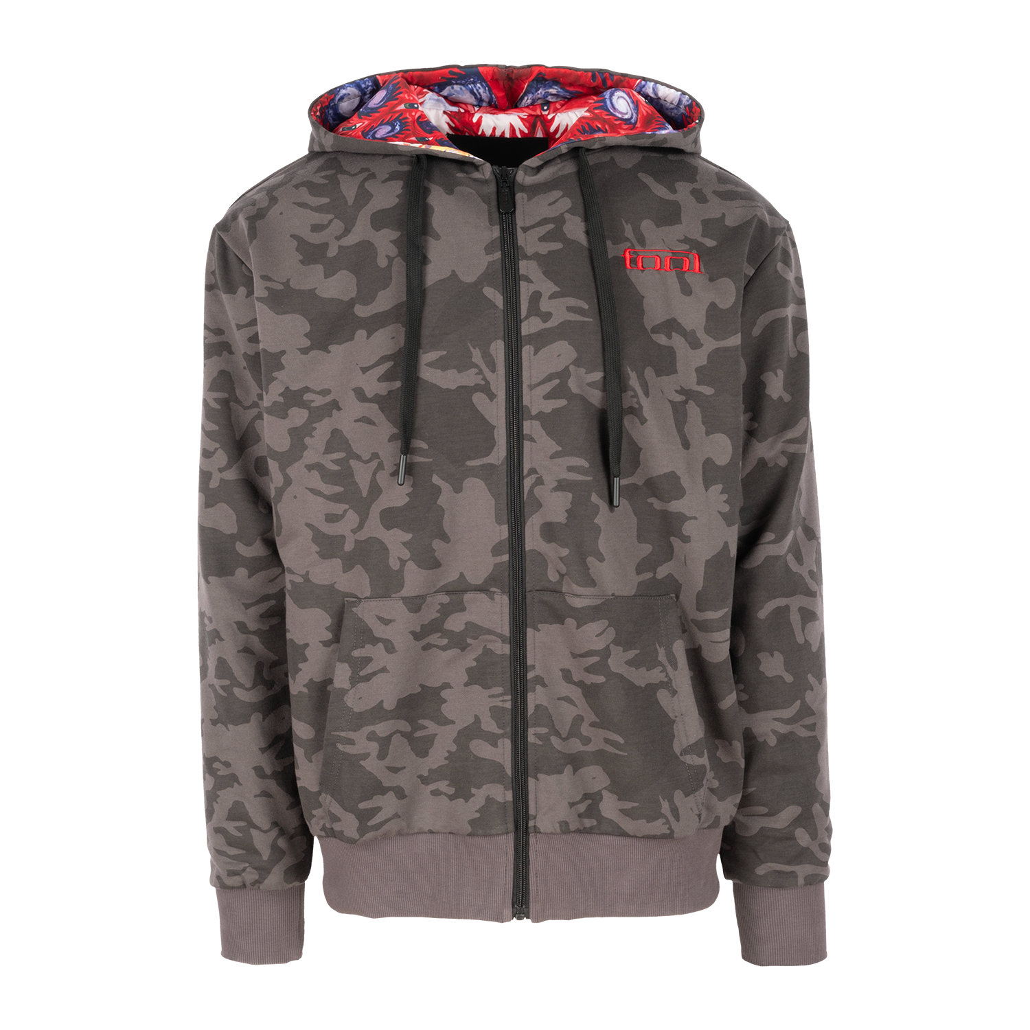 Tool 10,000 Days felpa zip camo uomo fodera grafica taglia L