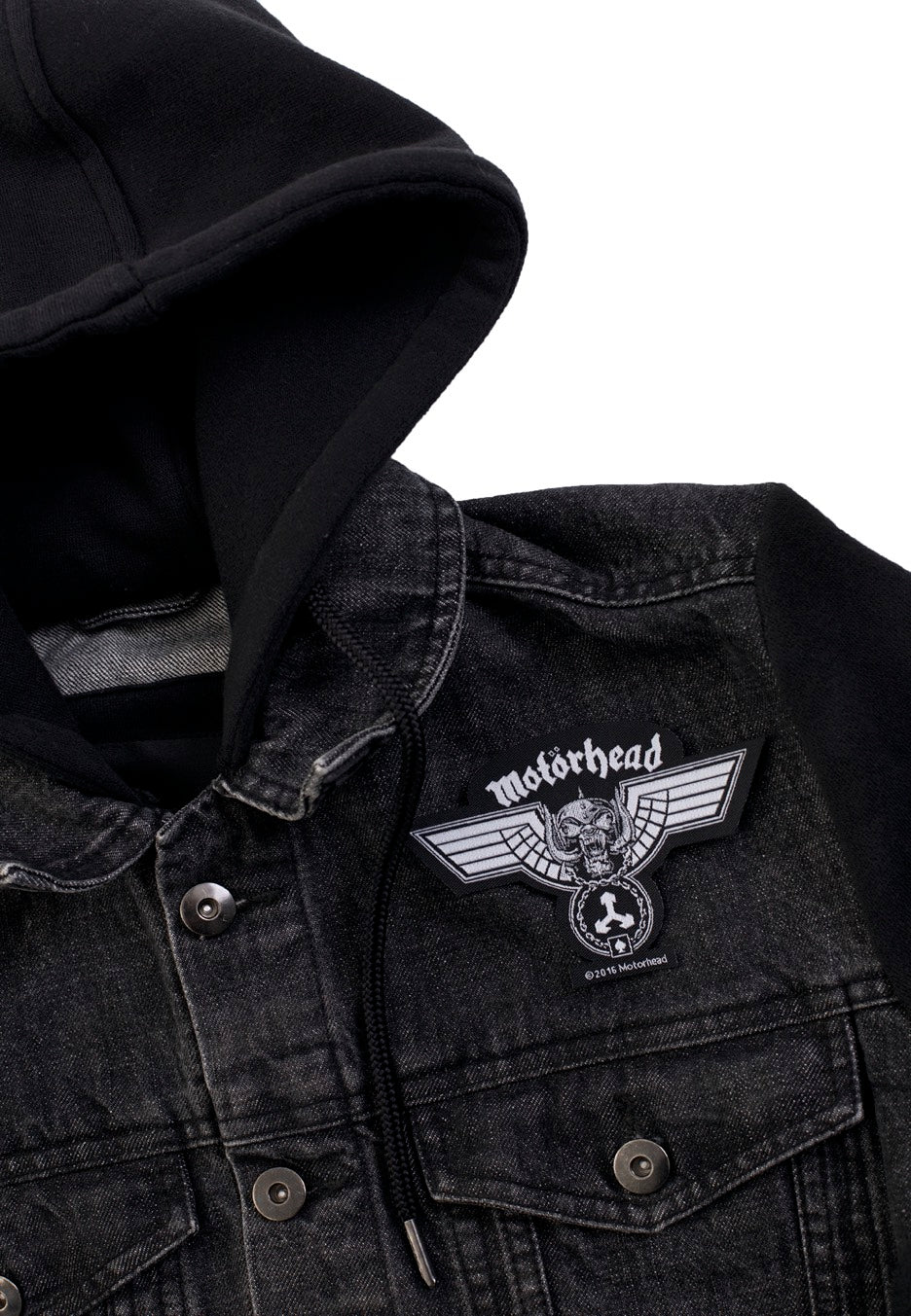 Motörhead Hammered Cut Out patch nera taglia unica