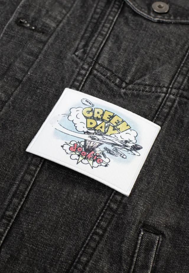 Green Day Dookie Patch bianca pop punk