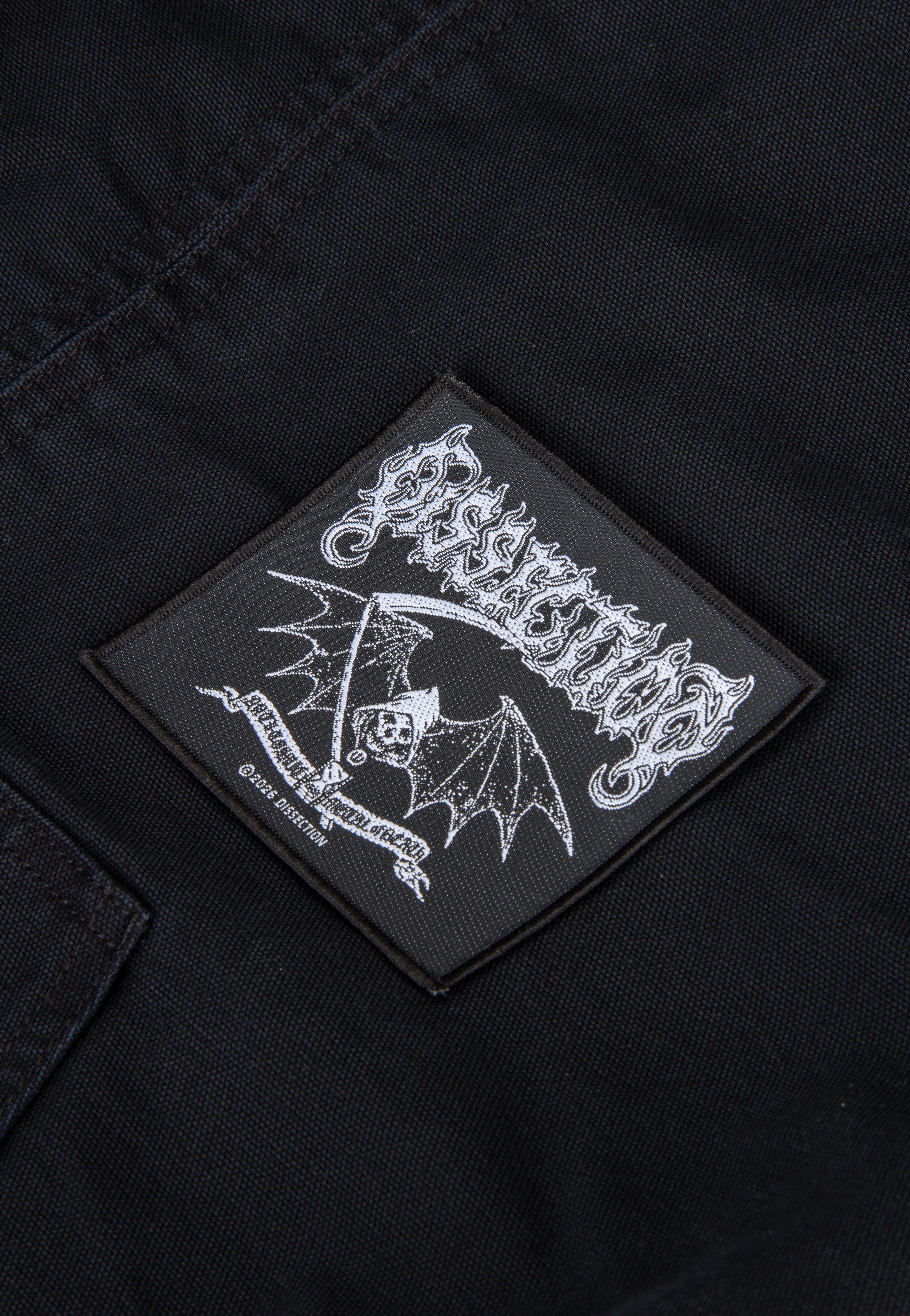 Dissection Reaper patch nera in poliestere