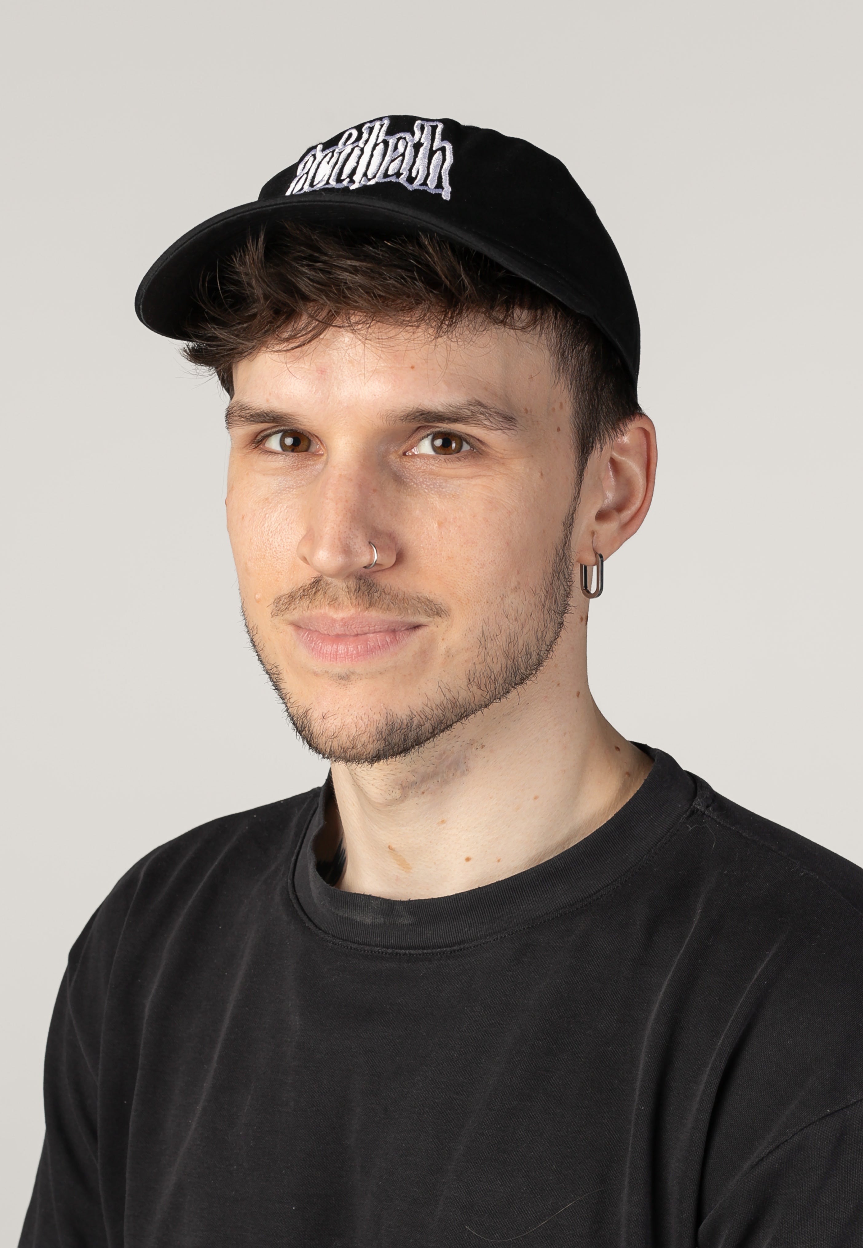 Acid Bath Logo Dad cap nero cotone onesize