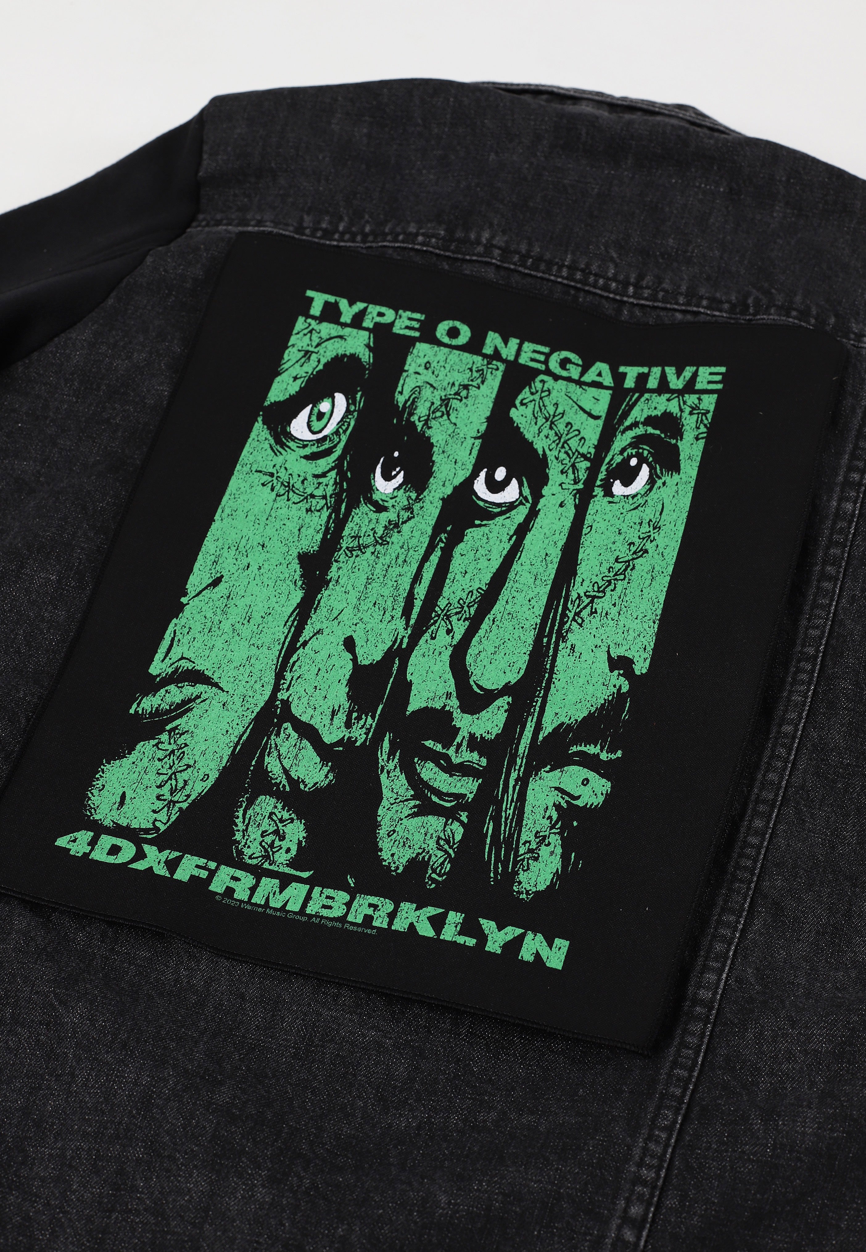 Type O Negative 4DXFRMBRKLYN backpatch toppa gothic