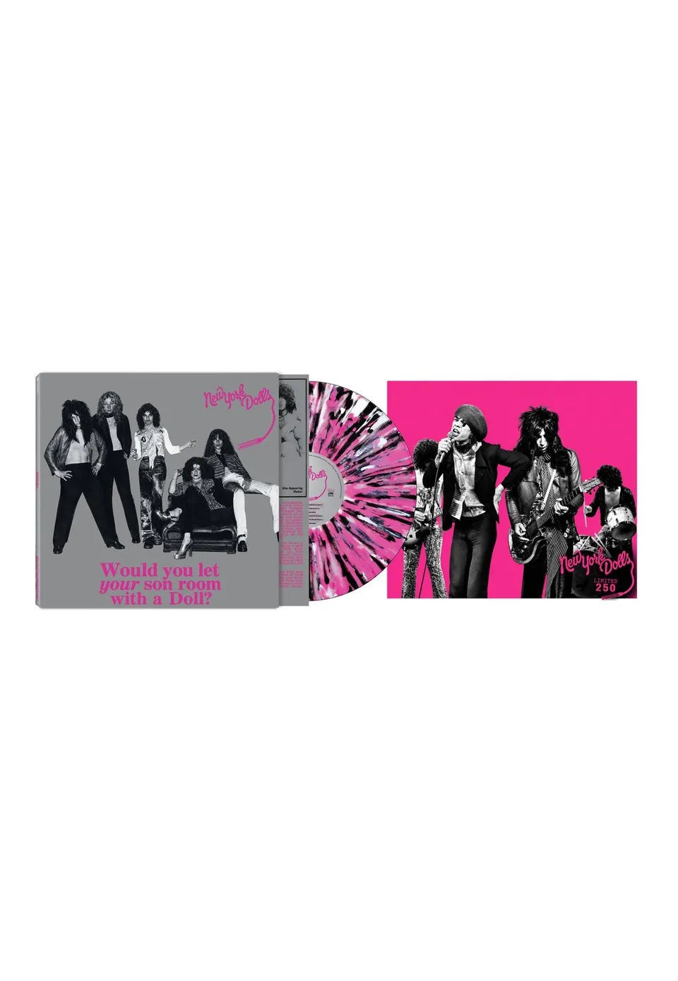 New York Dolls Would You Let Your Son Vinile LP Rosa Splatter