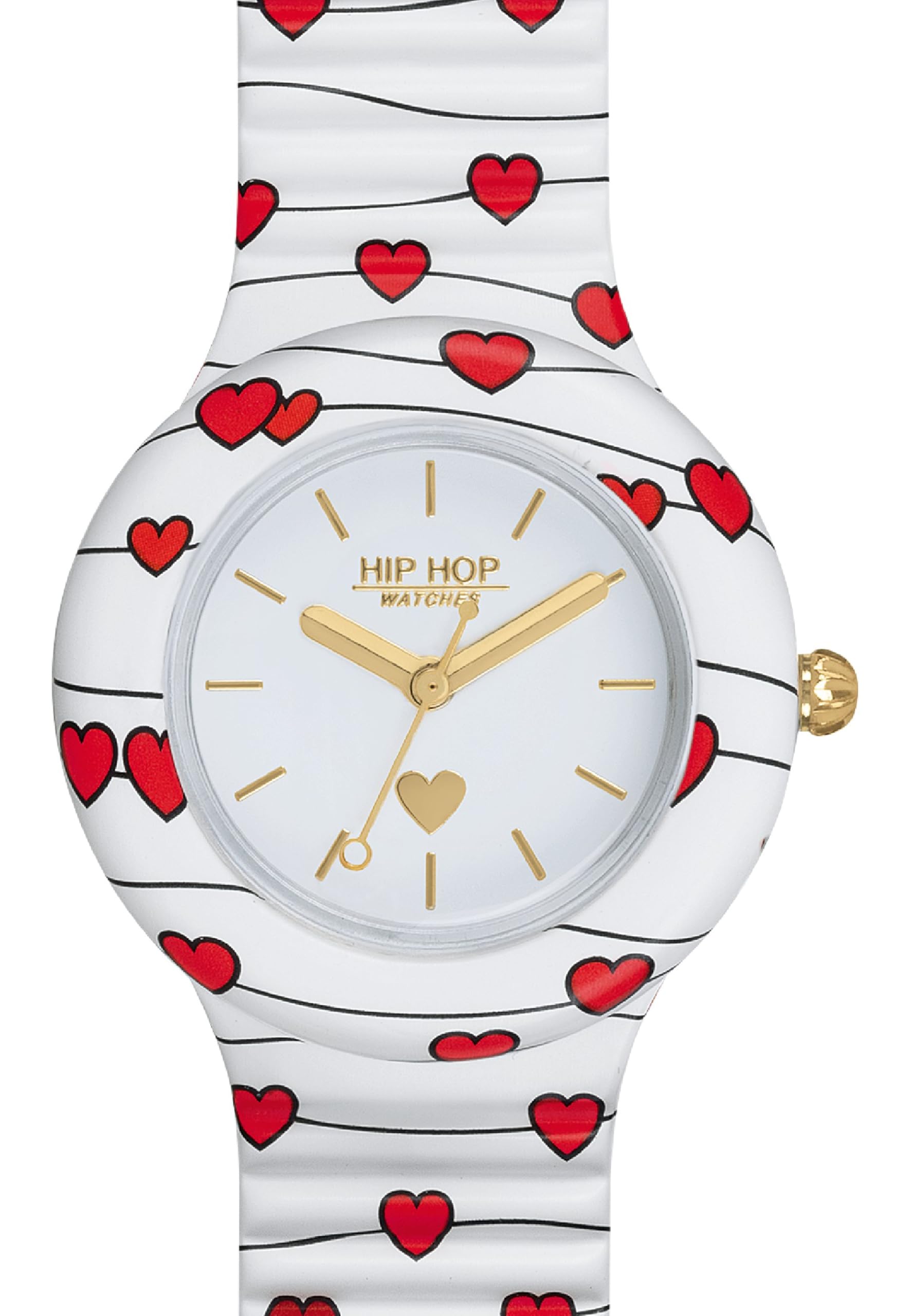 Hip Hop Hero 32 Orologio Donna Silicone Stampato 32 mm