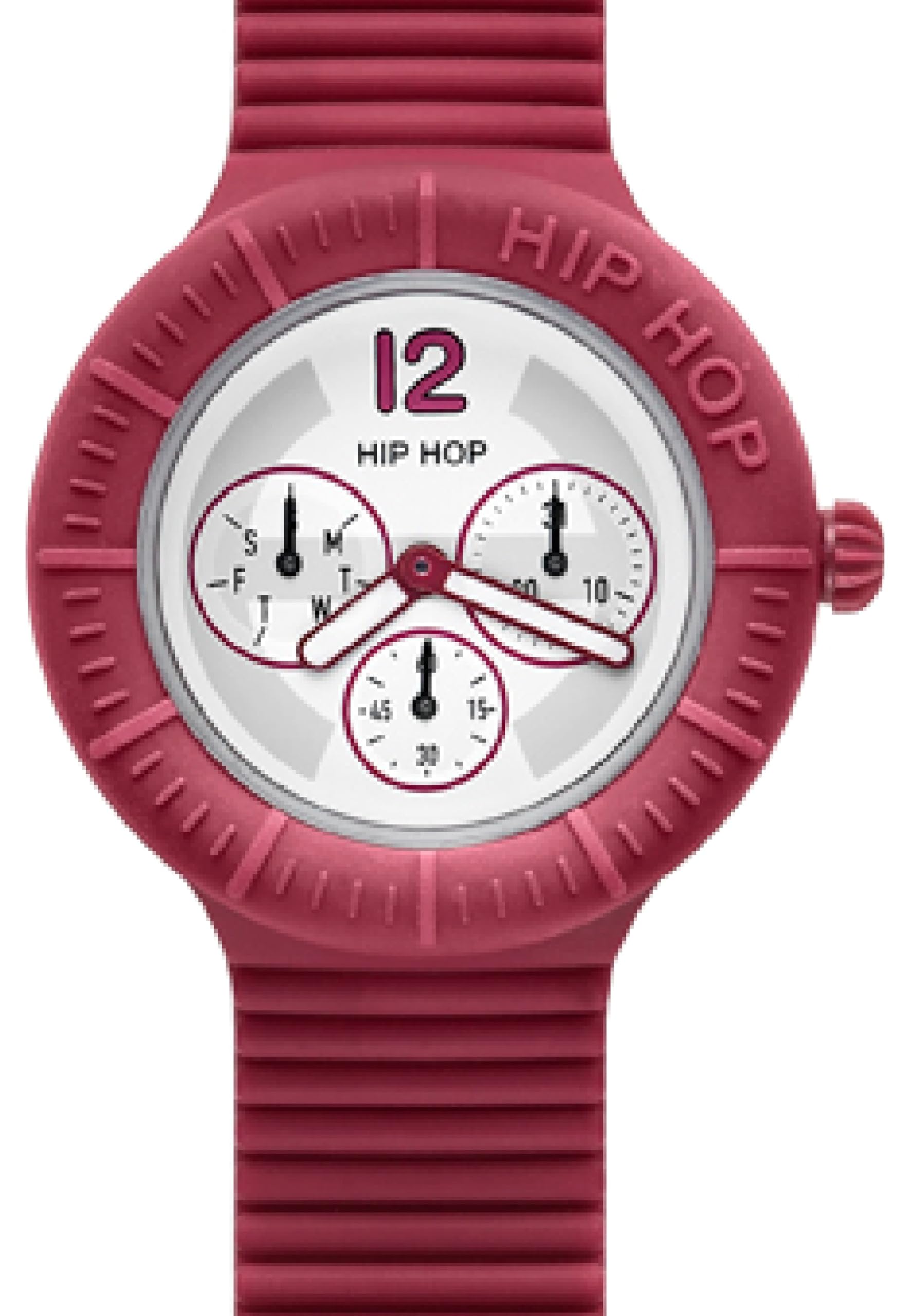 Hip Hop X Man HWU0175 orologio uomo bianco/rosso 42mm