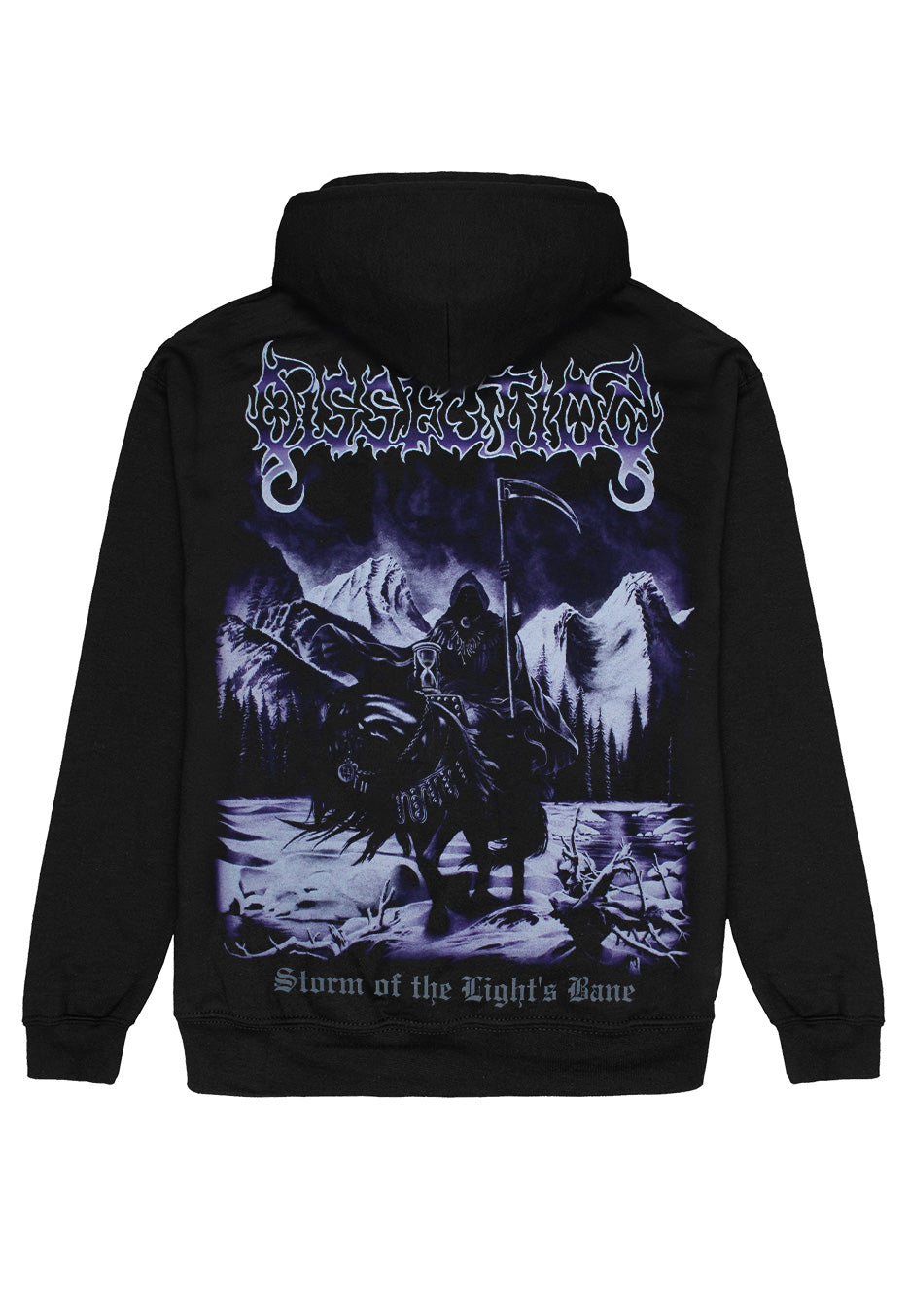 Dissection Storm Of The Lights Bane felpa zip nera