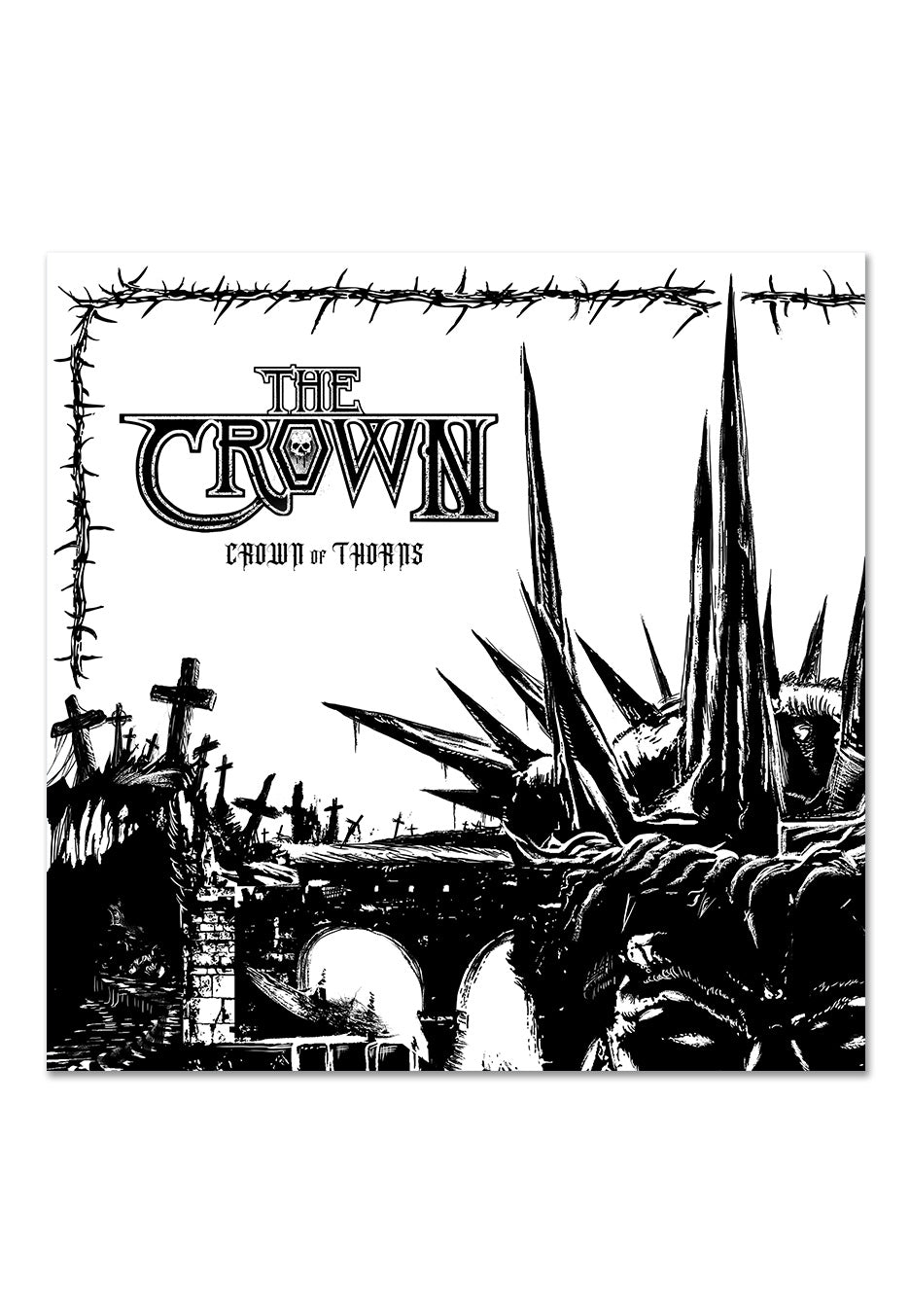 The Crown Crown Of Thorns Vinile grigio ferro + 7"