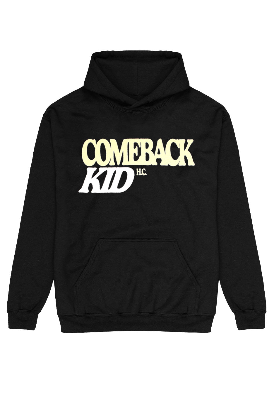 Comeback Kid World Felpa con cappuccio nera uomo