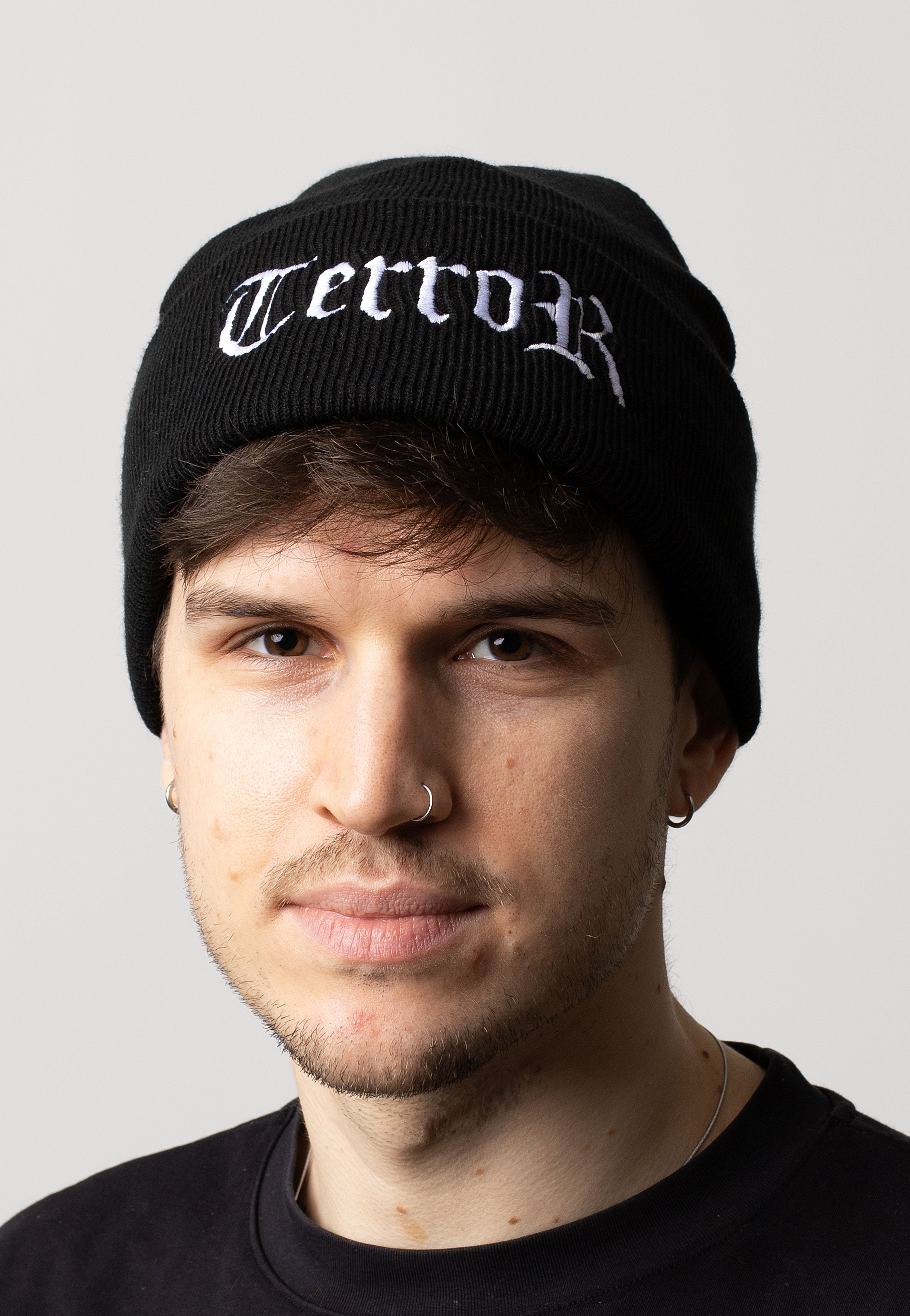 Terror Old Logo Beanie berretto nero onesize