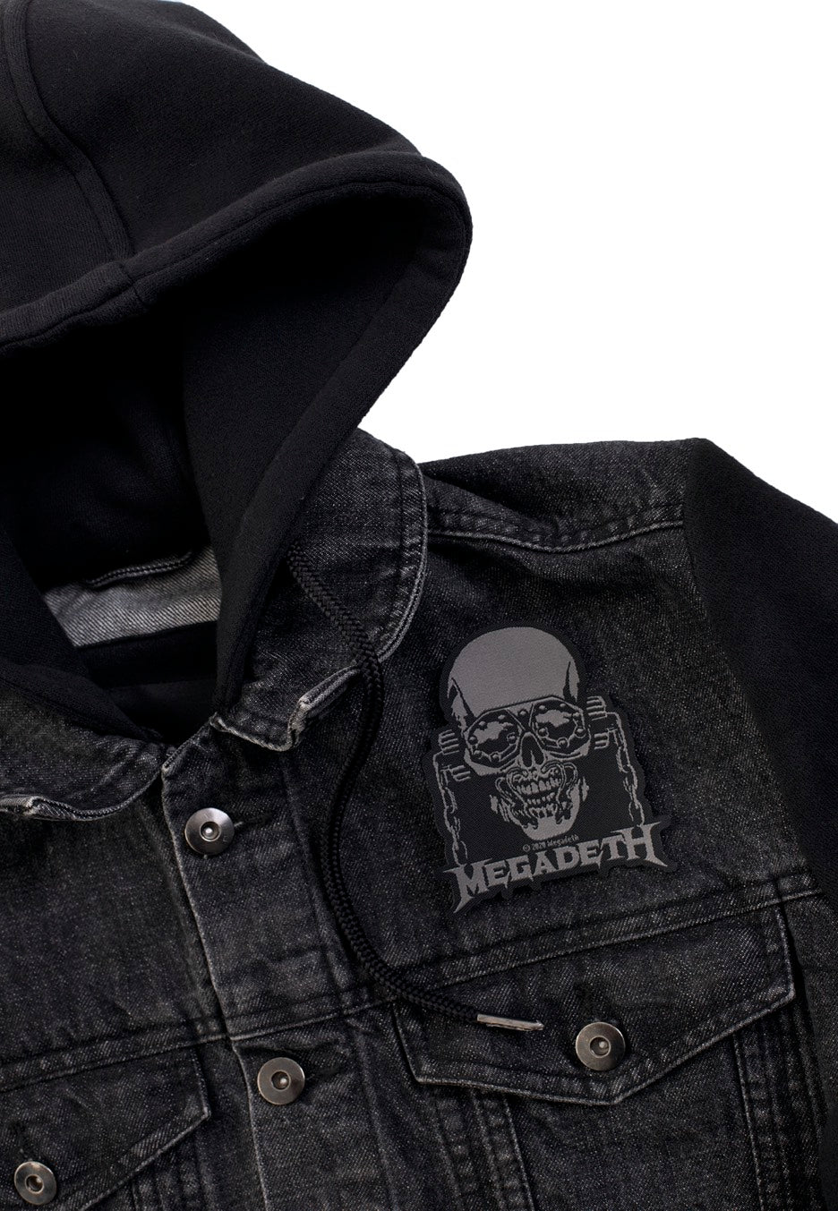 Megadeth Vic Rattlehead Cut-Out patch taglia unica nera