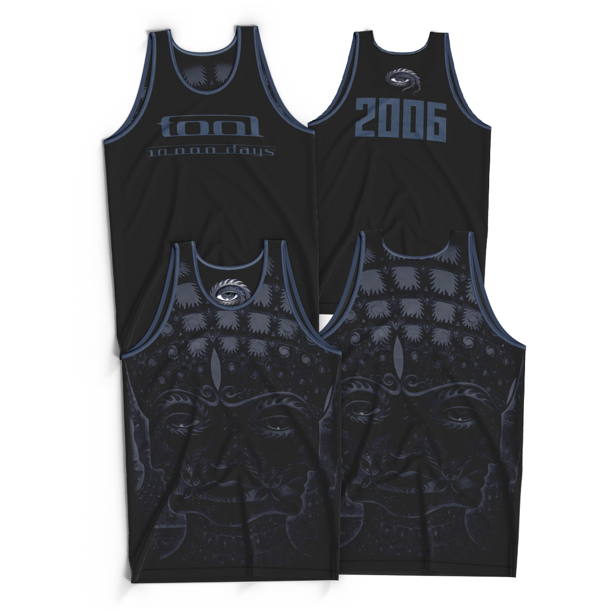 Tool 10000 Days canotta basket reversibile taglia L poliestere