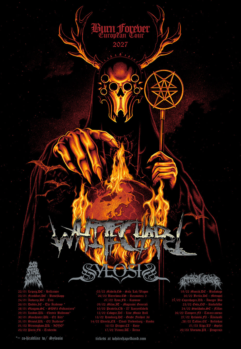 Whitechapel 22.01.2027 Leipzig Ticket Deathcore