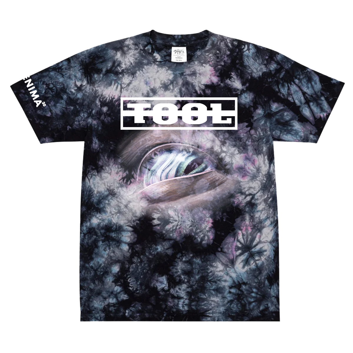Tool Ænima30 Tracklist T-Shirt tie dye oversize cotone