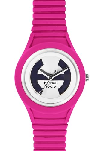 Hip Hop Hero.Dot Solar orologio donna viola fucsia 34mm