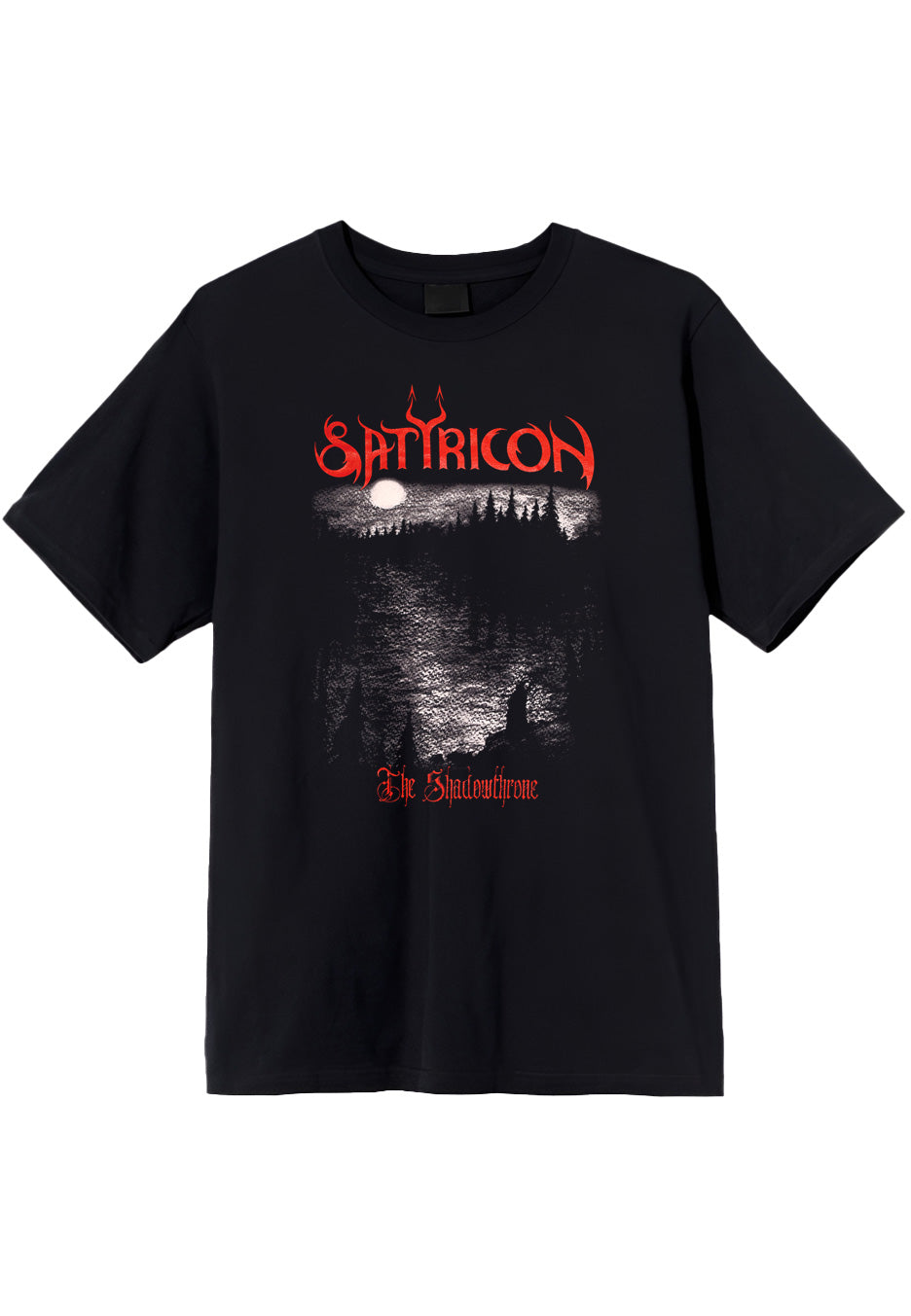 Satyricon Shadowthrone T-Shirt nera taglia M black metal