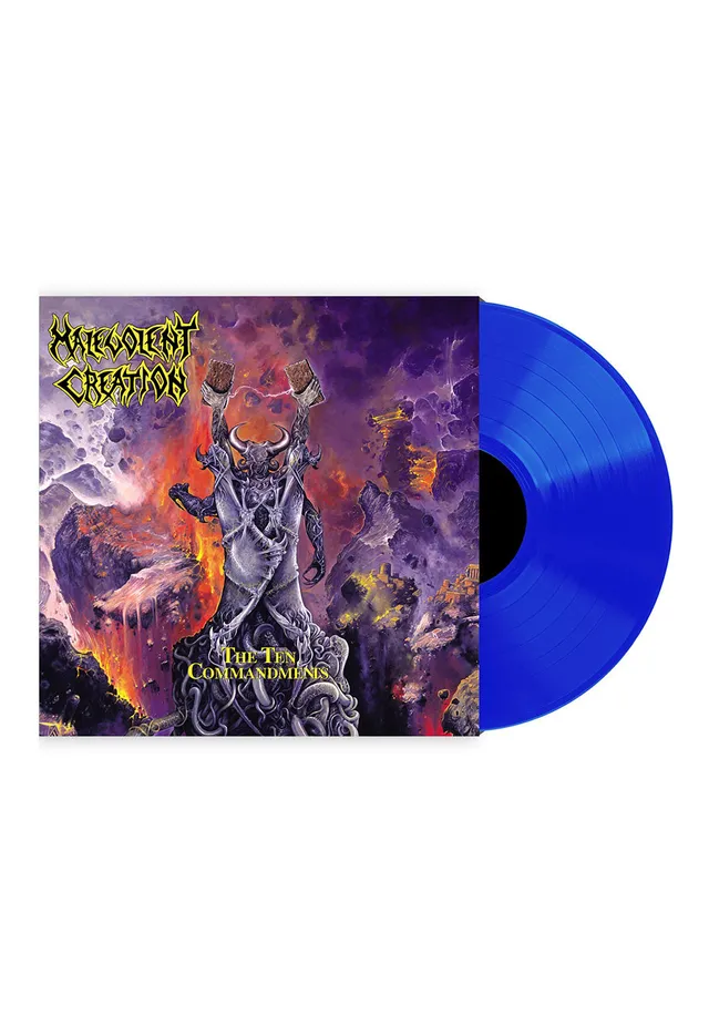 Malevolent Creation Ten Command vinile LP blu death metal