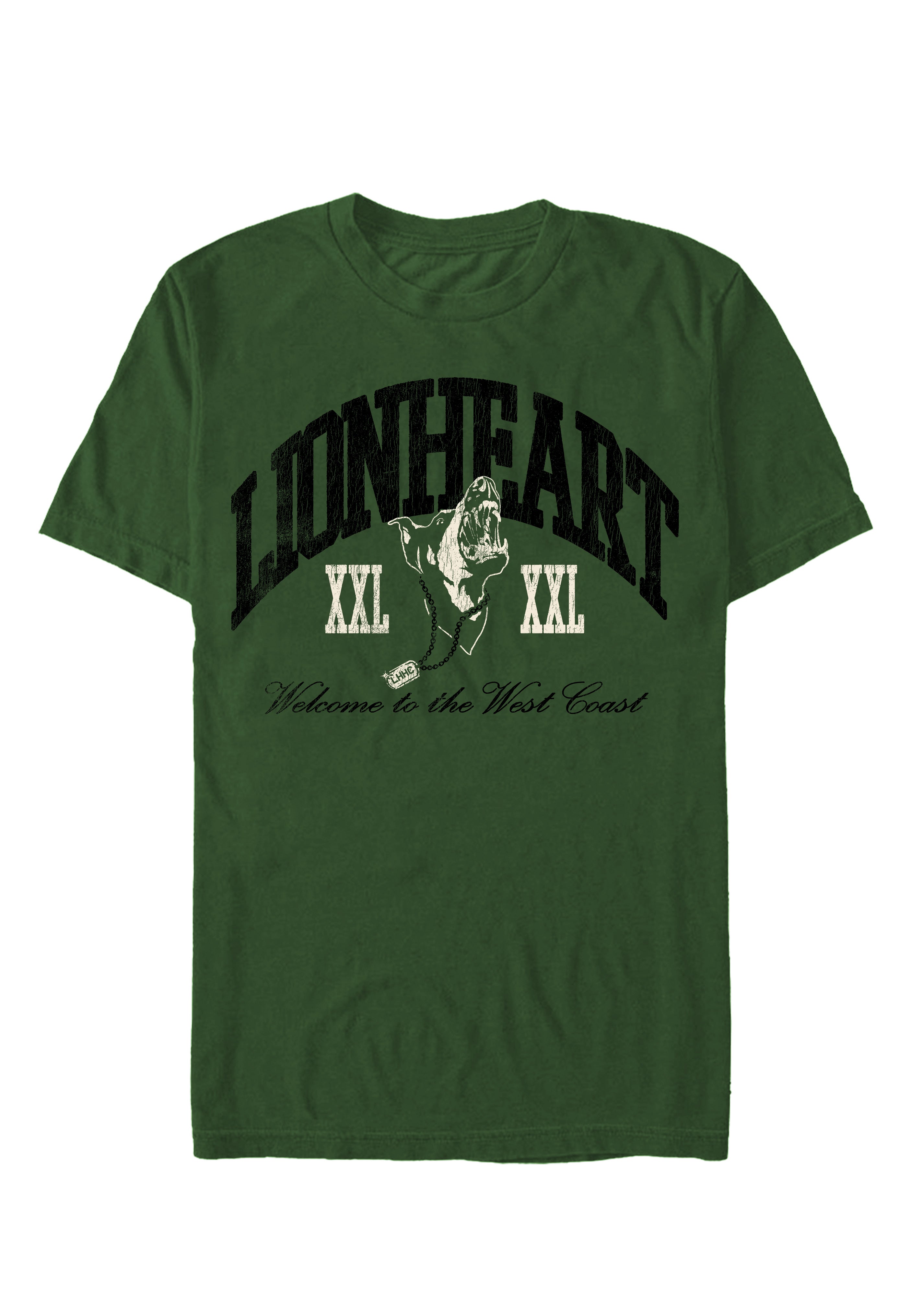 Lionheart Bite Back Green T-Shirt Verde