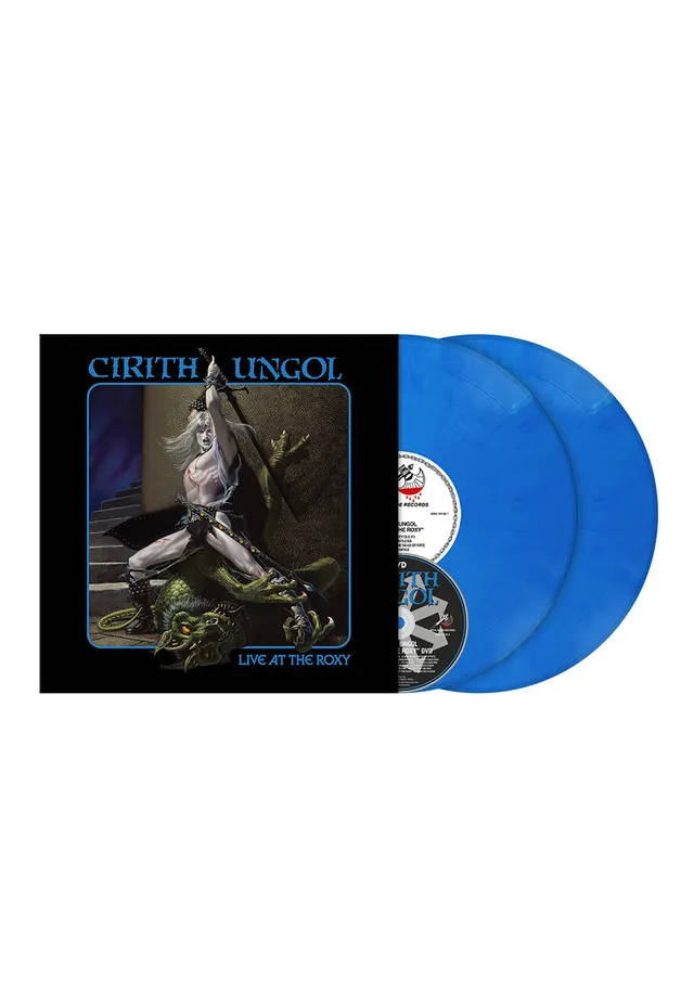 Cirith Ungol Live At The Roxy vinile 2LP light blue + DVD doom
