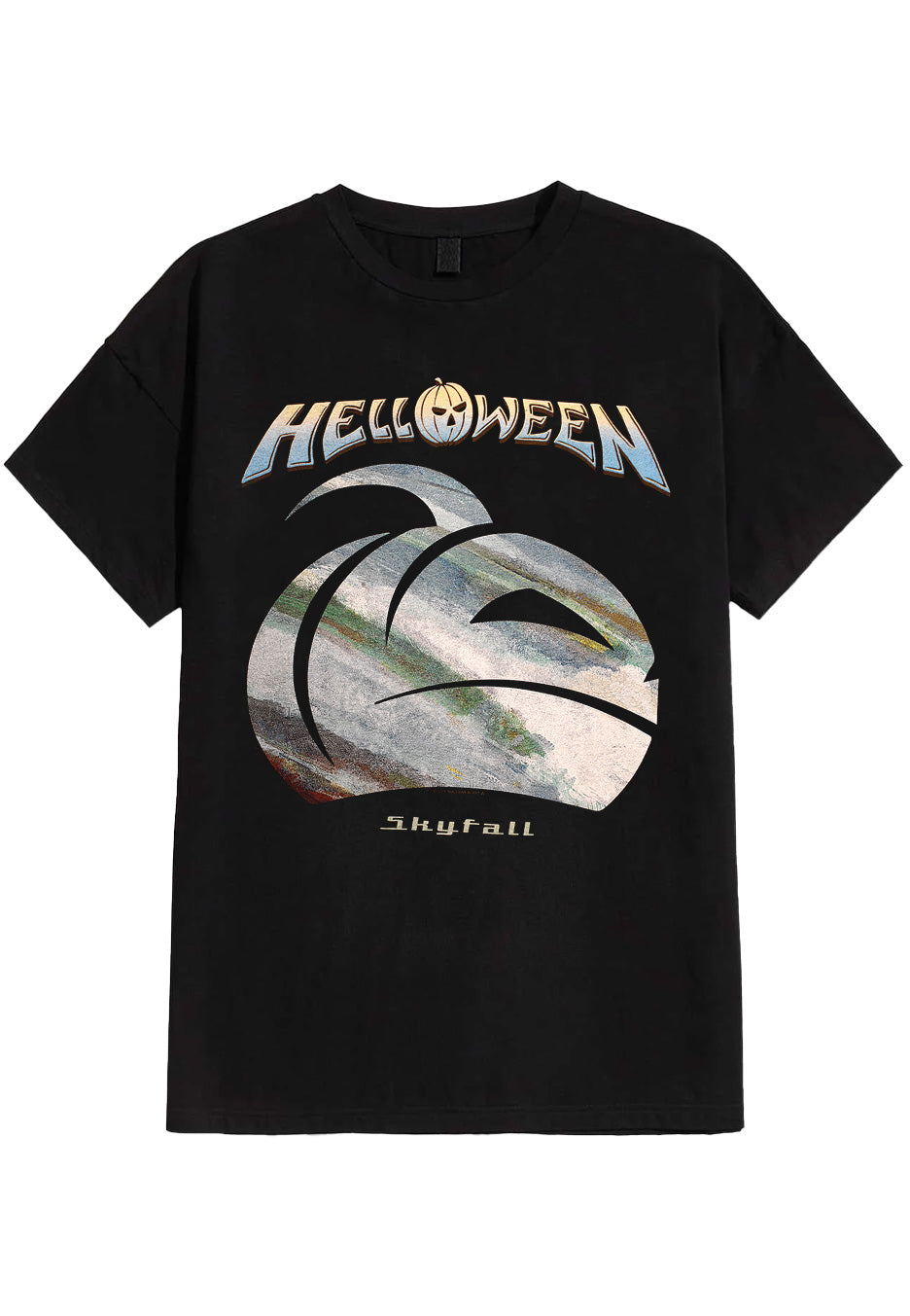 Helloween Skyfall Pumpkin T-Shirt nera power metal L
